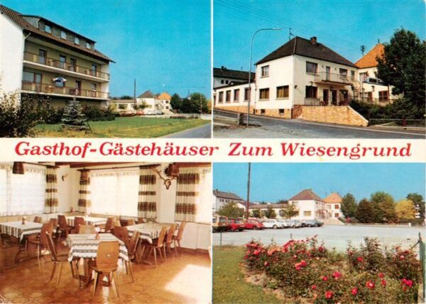 Bad Neustadt Gasthof Gaestehaeuser Zum Wiesengrund Gastraeume Ortspartien