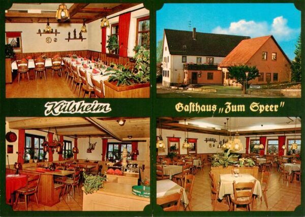 Kuelsheim Baden Gasthaus Zum Speer Gastraeume