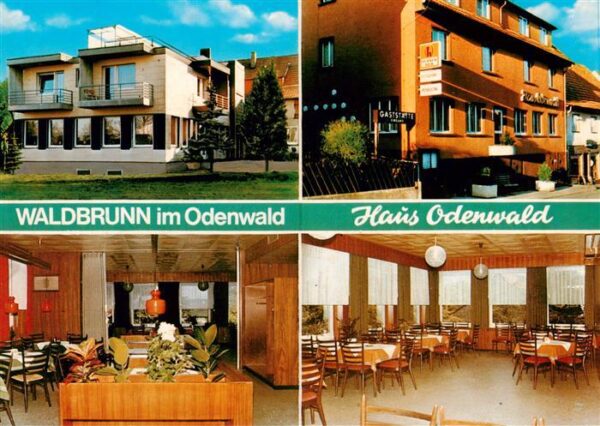 Waldbrunn Odenwald Restaurant Pension Haus Odenwald Gastraeume