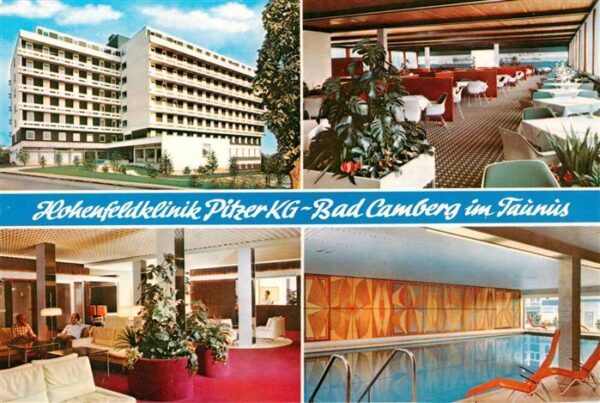 Bad Camberg Hohenfeldklinik Pitzer KG Gastraeume Hallenbad