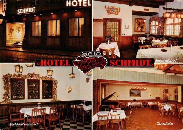 Selb Oberfranken Bayern Hotel Schmidt Bayernstueberl Sechsaemterstueberl Tanzdie