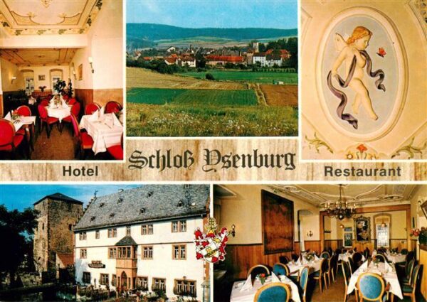 Staden Florstadt Hessen Hotel Schloss Ysenburg Restaurant Gastraeume Panorama