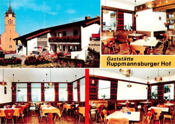 Ruppmannsburg Mittelfranken Gaststaette Ruppmannsburger Hof Gastraeume