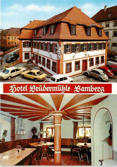 Bamberg Hotel Brudermuehle Gastraum