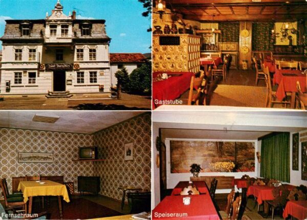 Bad Salzschlirf Hotel Paradies Gaststibe Fernsehraum Speiseraum