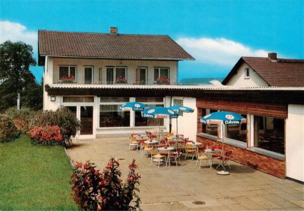Steinberg Gedern Pension Waldcafe Terrasse