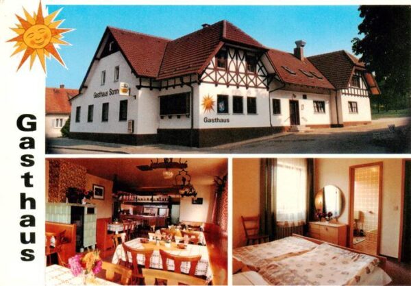 Roefingen Gasthaus zur Sonne Gastraum Zimmer