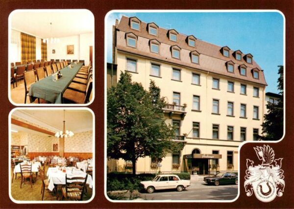 Wuerzburg Bayern Hotel Amberger garni Gastraeume