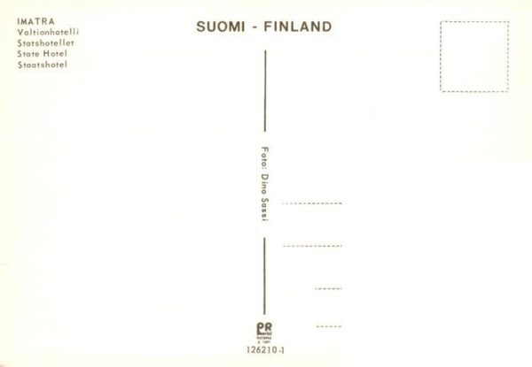 Imatra Suomi Staatshotel – Bild 2