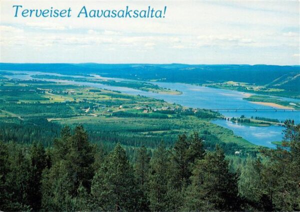 Ylitornio Suomi Nakymae Aavasaksalta Fliegeraufnahme