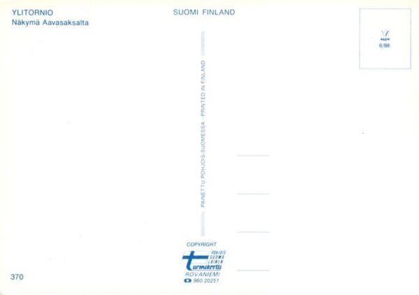 Ylitornio Suomi Nakymae Aavasaksalta Fliegeraufnahme – Bild 2