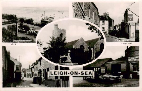 Leigh-on-Sea The Cliffs and Yacht Club High Street Old Town The Cockle Sheds Hig