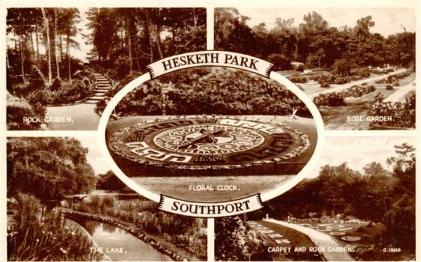 Southport  UK Hesketh Park Rock Garden Rose Garden The Lage Carpet Rock Gardens
