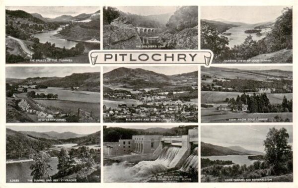 Pitlochry Scotland UK The Tummel The Soldiers Leap Strathtummel Ben Y Vrackie Th
