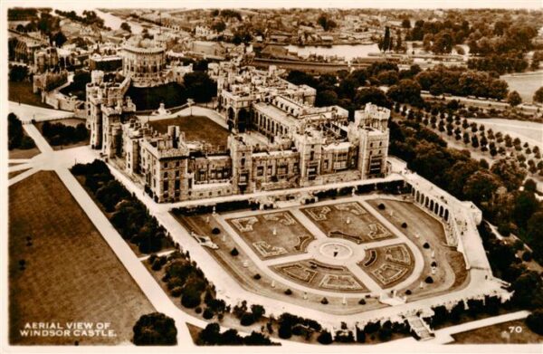 Windsor  Castle London UK Aerial view