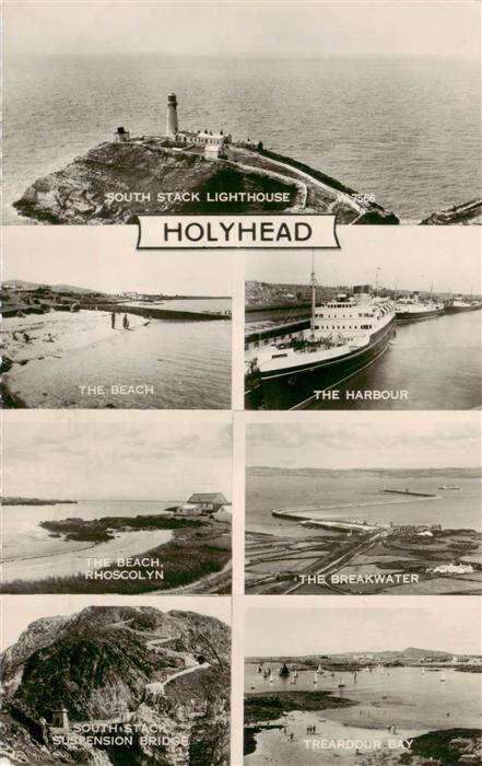 Holyhead Isle of Anglesey Wales UK South Stack Lighthouse The Bach The Harbour R