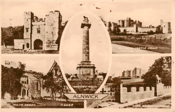 Alnwick Castle Abbey Castle fromCarriage Hulne Abbey Tenantry Mont Lion Bridge E