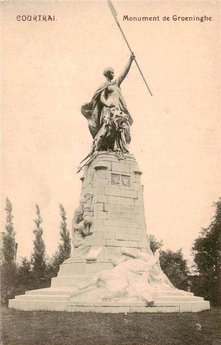 Courtrai Kortrijk Flandre Belgie Monument de Groeninghe