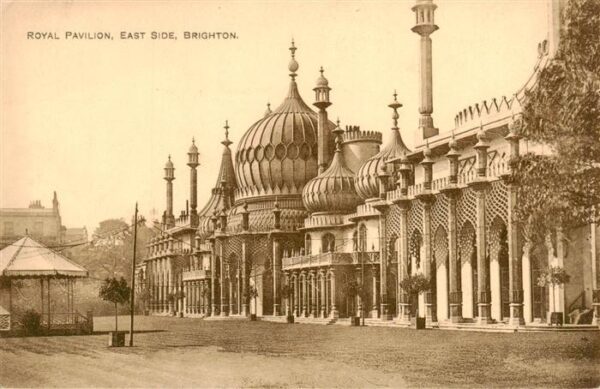 Brighton  East Sussex UK Royal Pavilion East Side