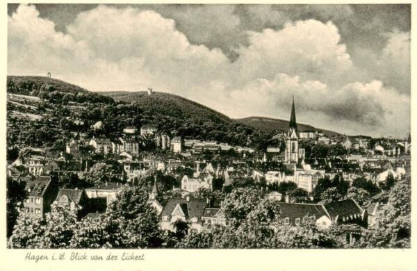 Hagen Westfalen Blick von der Eickert