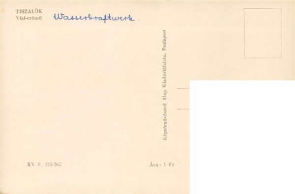 Tiszaloek HU Wasserkraftwerk – Bild 2