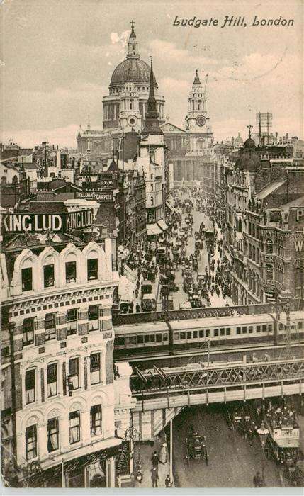 London  UK Ludgate Hill
