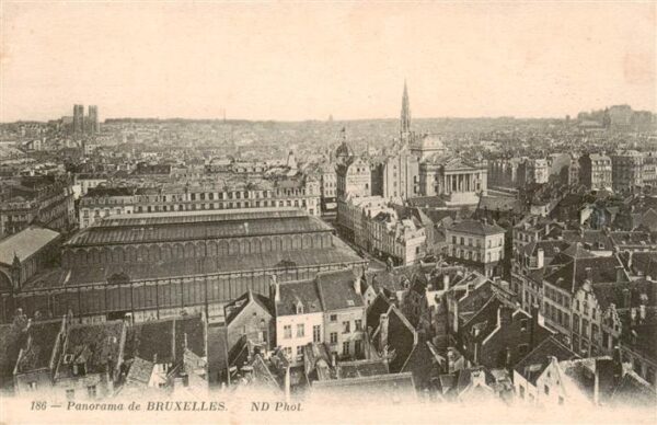 Bruxelles Bruessel Panorama de Bruxelles Feldpost