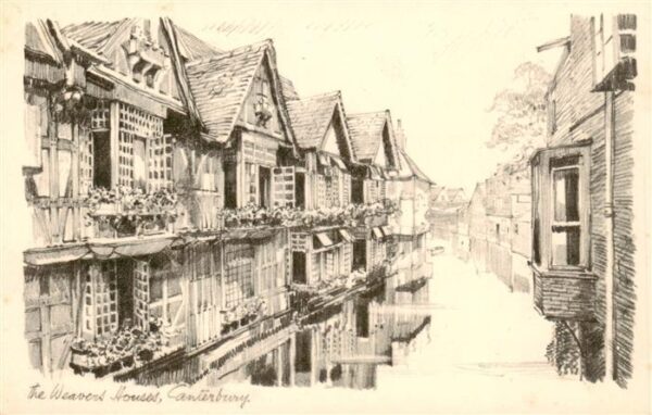 Canterbury  Kent UK The Weavers Houses