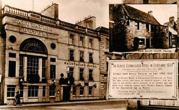 Perth Schottland Salutation Hotel Fair Maids House
