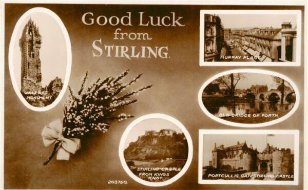 Stirling  Scotland UK Wallace Monument Murray Place Stirling Castle Old Bridge o
