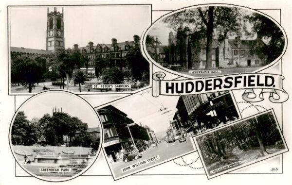 Huddersfield UK St Peters Gardens Greenhead Park John William Street Woodsome Ha