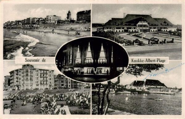 Knokke-Heist Belgie Albert Plage Strand Panorama