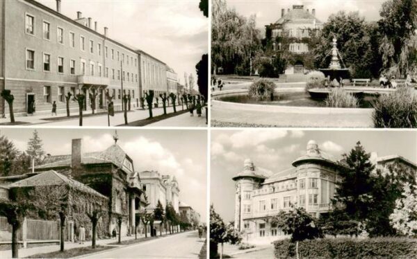 Kaposvar HU Orts und Teilansichten Brunnen