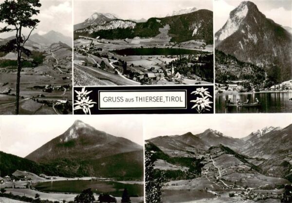 Thiersee Tirol AT Panorama Teilansichten Seepartien