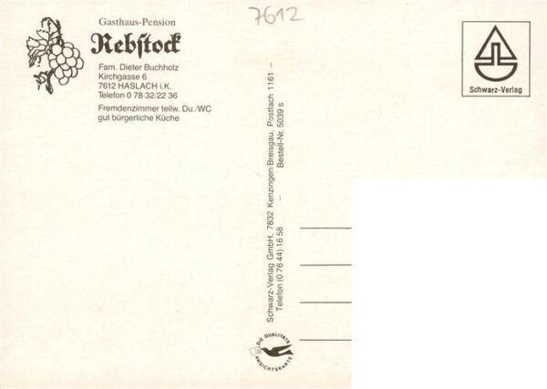 Haslach Kinzigtal Gasthaus Rebstock – Bild 2