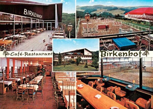 Durchholz Cafe Restaurant Reitanlage Birkenhof Gastraum Reithalle Springplatz
