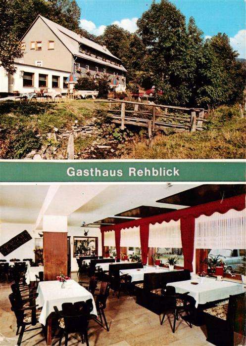 Nordenau Schmallenberg Gasthaus Rehblick Gastraum