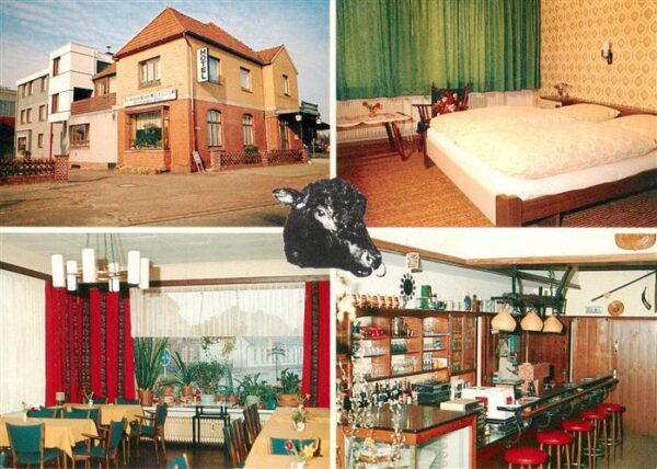 Rotenburg Wuemme Hotel Gaststaette Zum schwarzen Ochsen Gaststube Bar Zimmer