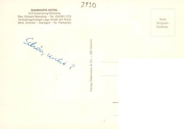 Rotenburg Wuemme Bahnhofs Hotel – Bild 2