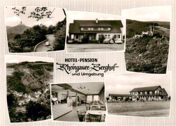 Ransel Hotel Pension Rheingauer Berghof Gaststube Teilansichten
