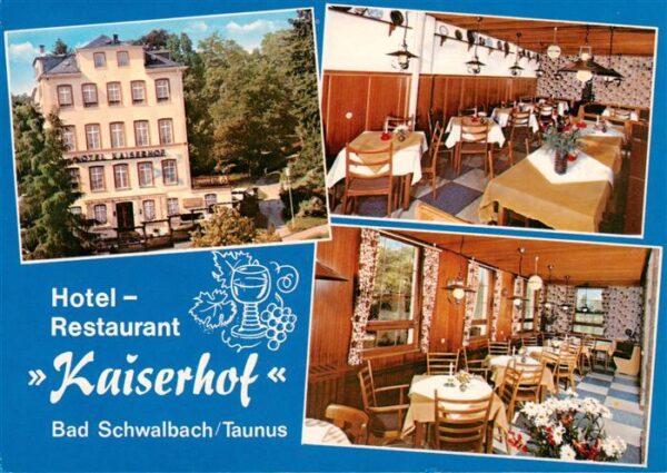 Bad Schwalbach Hotel Restaurant Kaiserhof Gastraeume