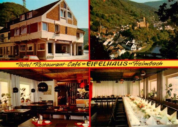 Heimbach Eifel Hotel Restaurant Cafe Eifelhaus Gastraeume Panorama