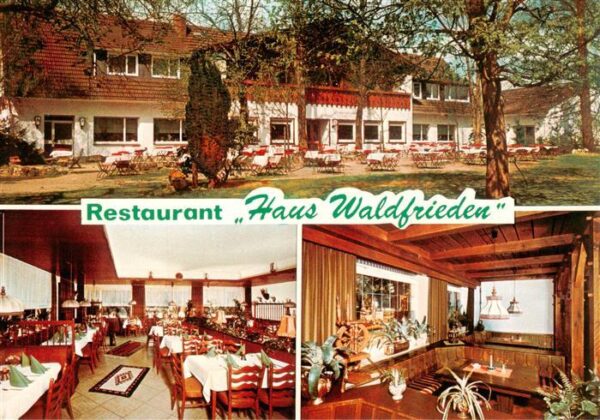 Duelmen Restaurant Haus Waldfrieden Gastraeume