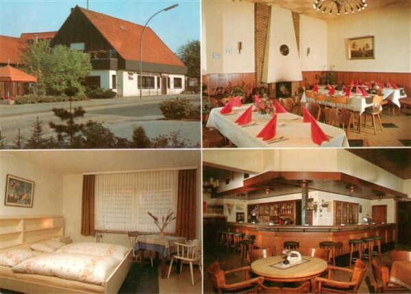 Merfeld Gasthof Pension Toens Gastraeume Bar Zimmer