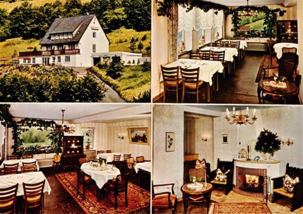 Willingen Sauerland Hotel Pension Laerchenhof Gastraeume Kaminzimmer
