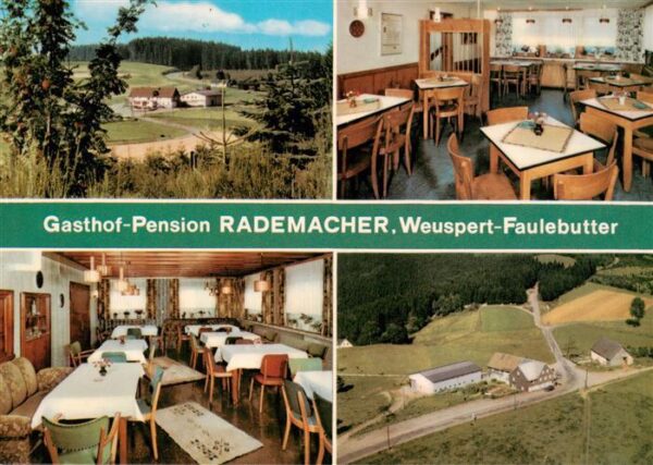 Faulebutter Gasthof Pension Rademacher Gastraeume Fliegeraufnahme