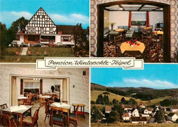 Niederhelden Pension Wintersohle Teipel Gastraeume Panorama