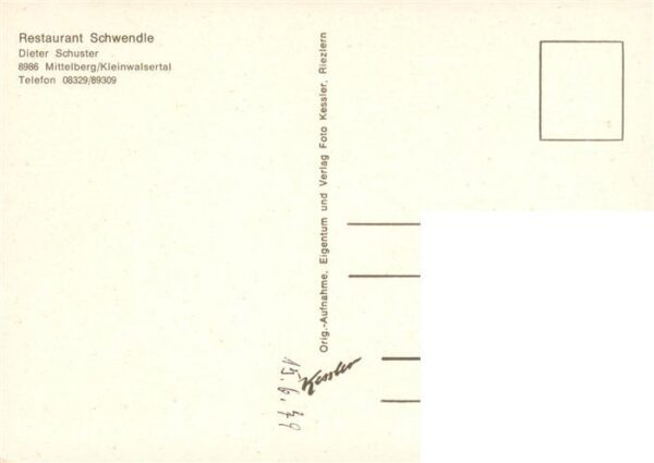 Mittelberg Kleinwalsertal AT Restaurant Schwendle – Bild 2
