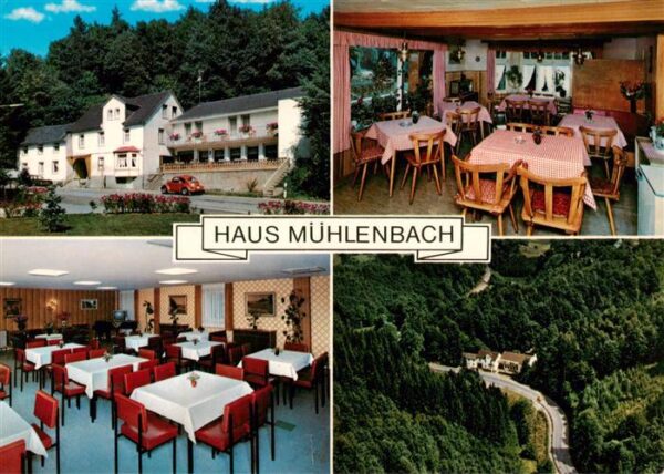 Waldbroel Haus Muehlenbach Gastraeume Fliegeraufnahme