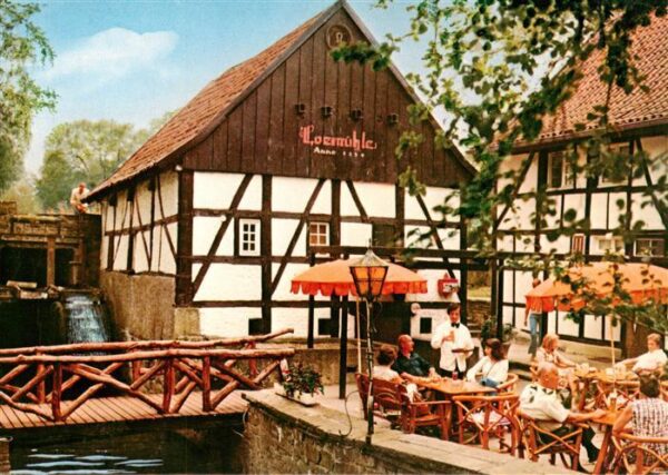 Marl  Westfalen Hotel Restaurant Loemuehle Terrasse